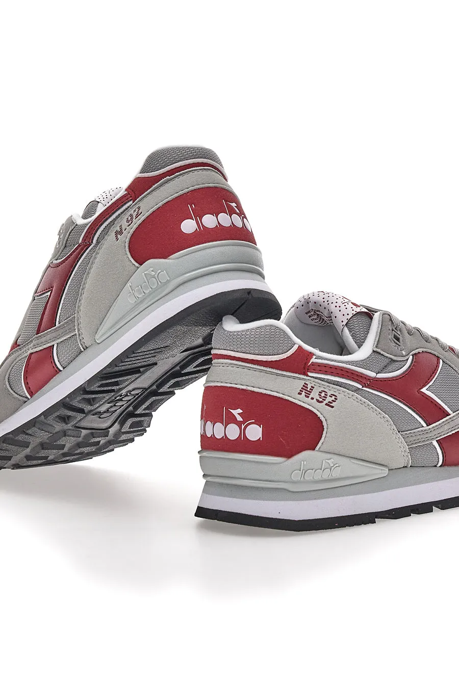  DIADORA Sneakers Grigie e Rosse Diadora N.92