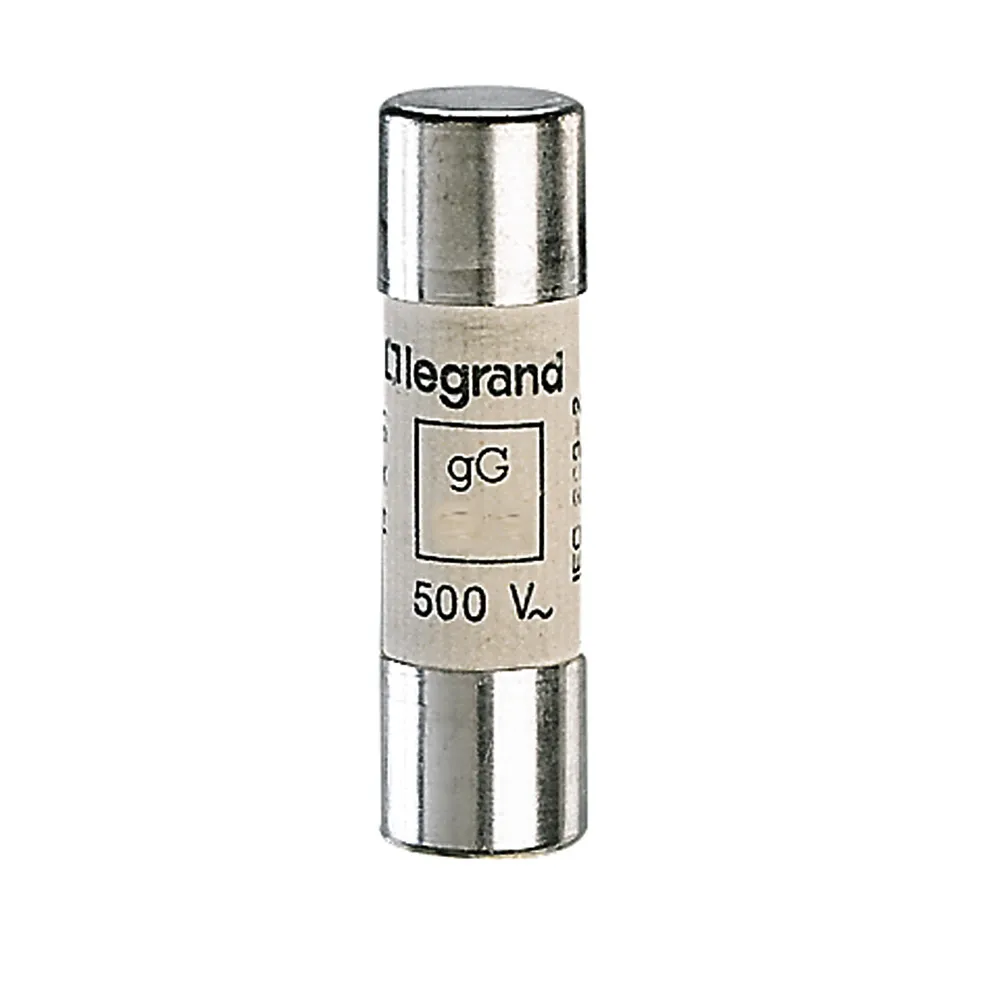 Fusibile a cartuccia Legrand, 2A, Ø 14 x 51mm, 500V
