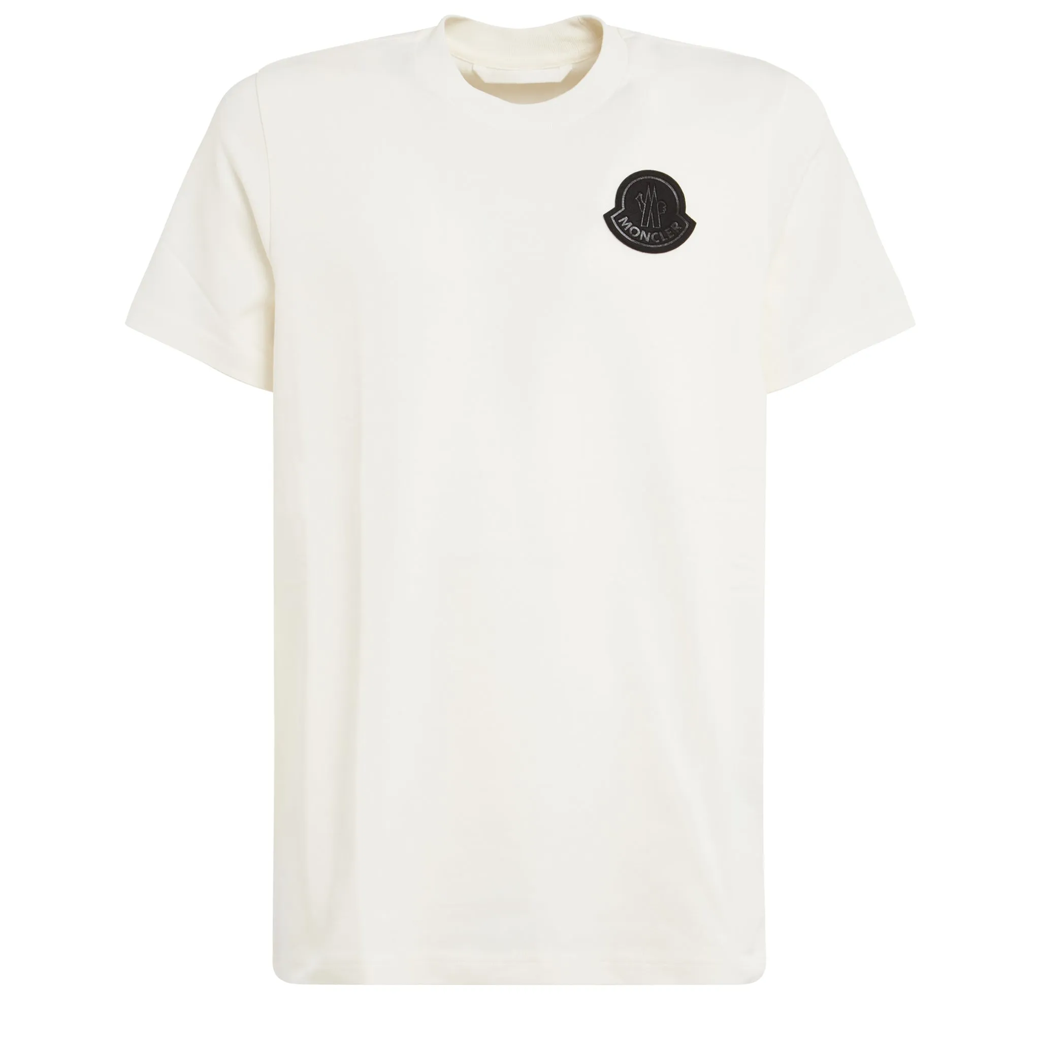 MONCLER  T-shirt in cotone bianca