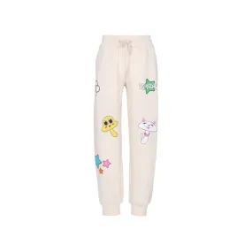 pantalone tuta leggero uomo shroom mania sweatpants BONE MINERAL WASH