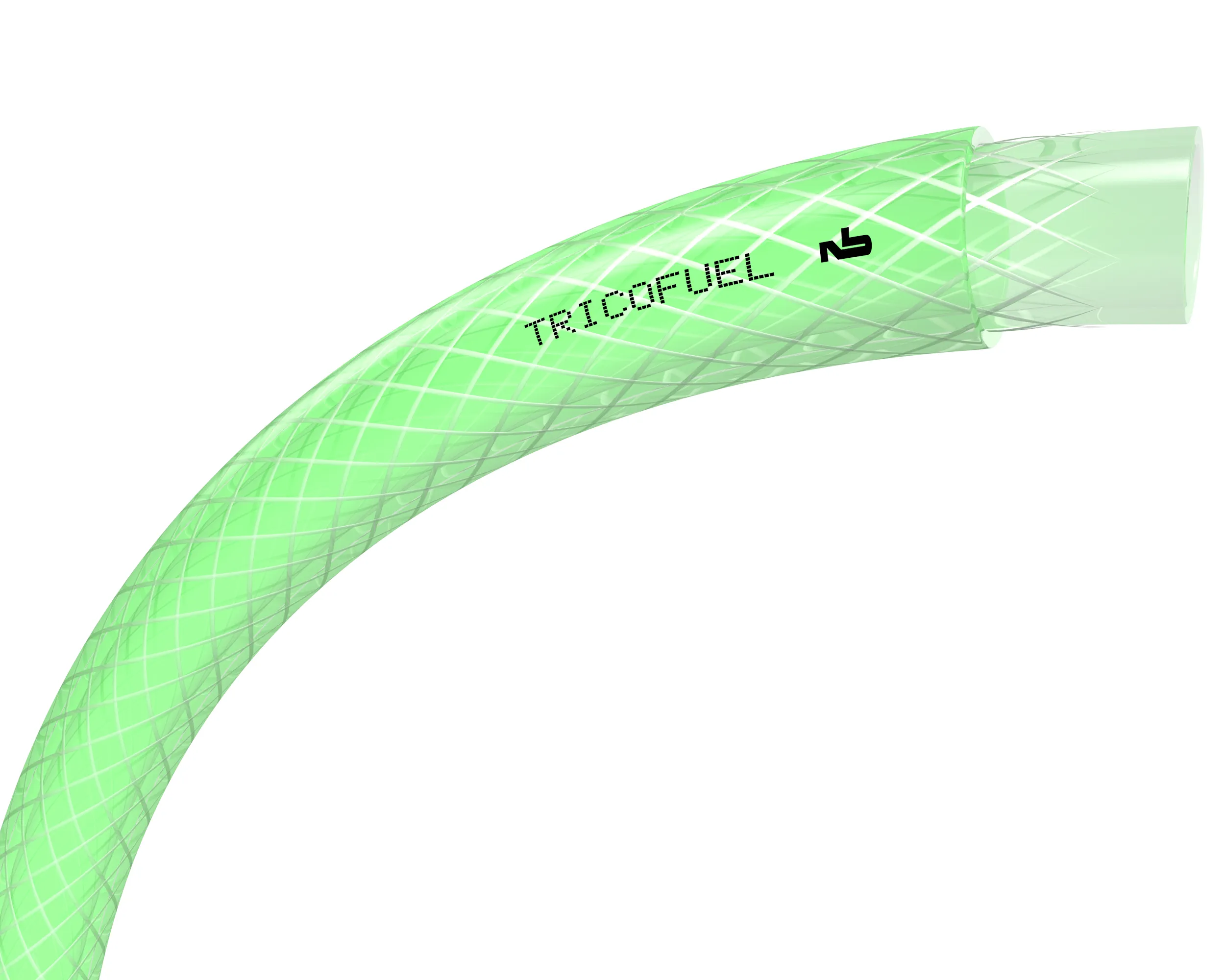 Tubo flessibile Verde trasparente TRICOFLEX in PVC, Ø int. 25mm, L. 25m